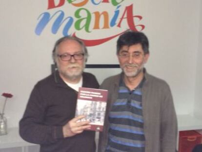 Los autores del libro Manuel del &Aacute;lamo y Albert Pitarch en el acto de presentaci&oacute;n. 