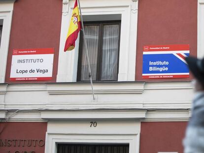 L'institut públic bilingüe Lope de Vega a Madrid.