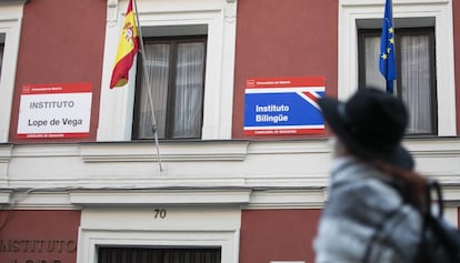 L'institut públic bilingüe Lope de Vega a Madrid.