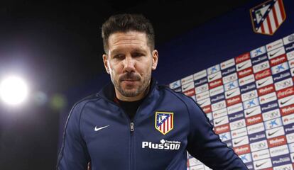 Simeone, en rueda de prensa