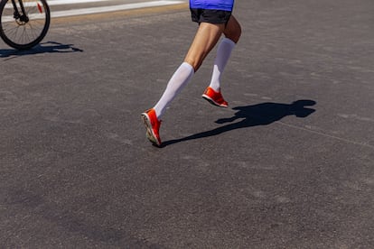 Correr medias compresivas