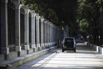 Reparaciones de la valla del Jard&iacute;n Bot&aacute;nico de Madrid.