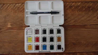 El estuche de acuarelas ganador.