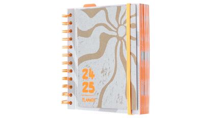 Agenda escolar con ilustraciones.