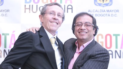 Gustavo Petro con Antonio Navarro Wolff, en una imagen de archivo.
