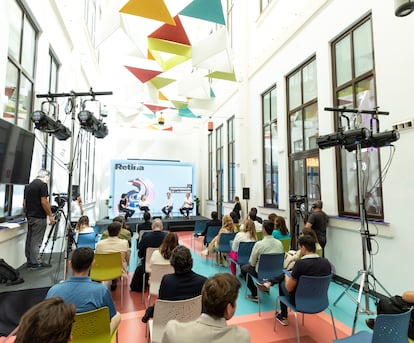 Imagen del evento de Retina celebrado el pasado 4 de julio en el antiguo edificio de Tabacalera, hoy sede del Polo de Contenidos Digitales de Málaga.