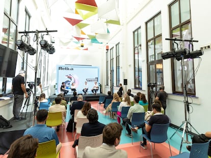 Imagen del evento de Retina celebrado el pasado 4 de julio en el antiguo edificio de Tabacalera, hoy sede del Polo de Contenidos Digitales de Málaga.