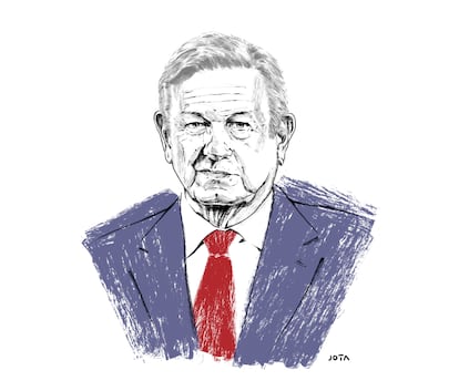Ilustración del presidente de México, Andrés Manuel López Obrador.