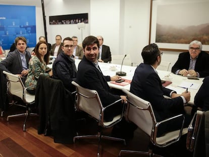 Reunión de alcaldes de Madrid en el ayuntamiento de Alcorcón