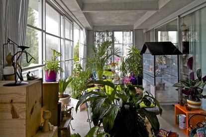 Interior d'una galeria dels habitatges del Grand Parc de Bordeus.