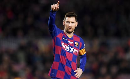 Messi, en el partido del Barcelona contra el Mallorca del pasado 7 de diciembre.