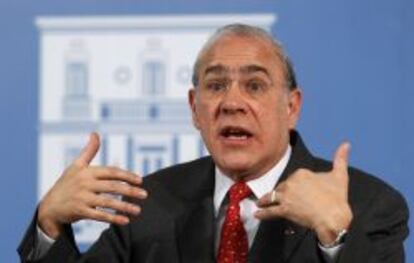 El secretario general de la OCDE, Angel Gurría.