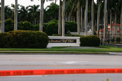 Las afueras de Trump International Golf Course en West Palm Beach, Florida, el 15 de septiembre 2024.