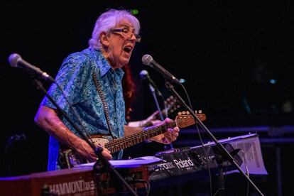 John Mayall durante una actuación el pasado octubre de 2019 en Málaga.