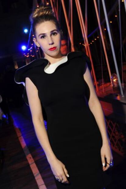 Zosia Mamet, el pasado 9 de enero, en la fiesta de estreno de la segunda temporada de la serie &#039;Girls&#039;, en Nueva York