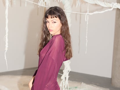 La actriz Úrsula Corberó, en la fiesta de Pepa Salazar.