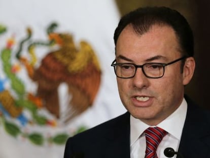 El ministro de Econom&iacute;a mexicano Luis Videgaray