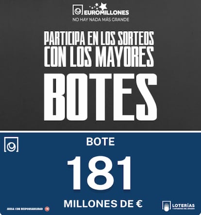 Euromillones comprobar bote del martes 5 de agosto de 2025