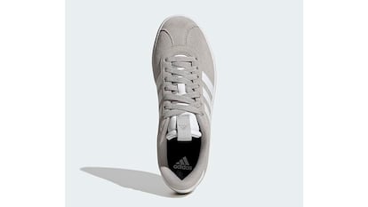 Adidas sneakers on white background.