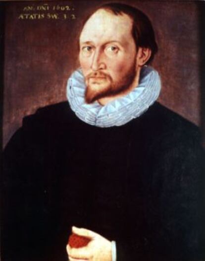 Retrato de Thomas Harriot en 1602.