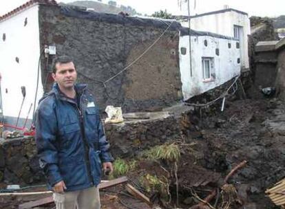 Abel Jerez, uno de los afectados por la riada de El Hierro.