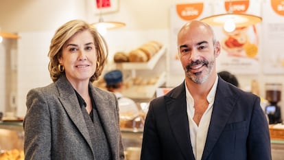 María Carceller, consejera delegada de Grupo Rodilla, y Nuno Carvalho, fundador y consejero delegado de A Padaria.