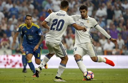 Morata hace el primer gol del Madrid