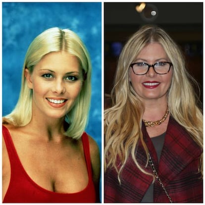 <strong>Quién.</strong> Se puso en la piel de la 'vigilanta' Summer Quinn.
<strong>Qué pasó con ella.</strong> Nicole Eggert (California, 1972) fue declarada como la favorita de los adolescentes en una encuesta sobre los intérpretes de 'Los vigilantes de la playa'. Recientemente, el productor de la serie, Michael Berk, ha revelado que durante el rodaje se sometió a una exagerada operación de pechos porque "se sentía intimidada por Pamela Anderson", su compañera de reparto. Después se arrepintió y se los redujo. La verdad es que no le ha ido muy bien a Eggert, que en 2013 se declaró en quiebra.