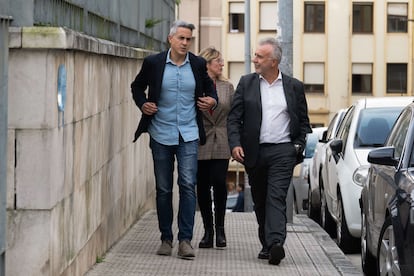 Pablo Zuloaga y el ministro Ángel Víctor Torres, el 15 de octubre en Santander.