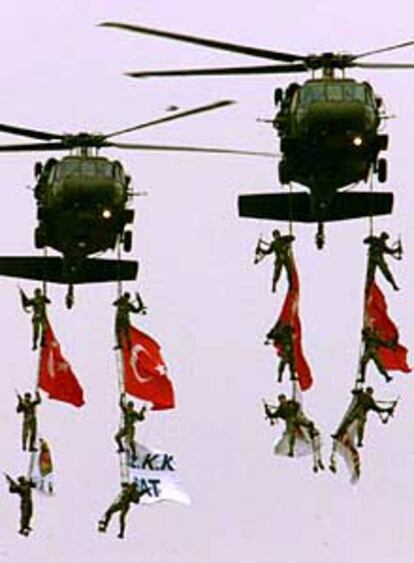 Tropas especiales turcas, en una parada militar en Ankara en agosto.