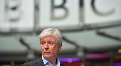 Tony Hall, en la sede de la BBC en Londres en noviembre de 2018.