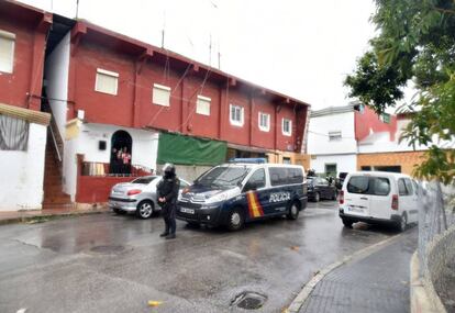 Operación de la Policía Nacional en una barriada de Algeciras en una imagen de archivo