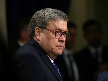 El fiscal general de EE UU, William Barr.