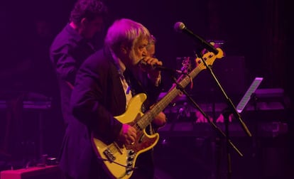 Los Pekenikes, durante el concierto de este martes en Madrid.