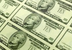 Billetes de 10 dólares.