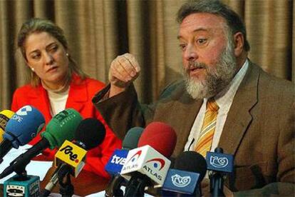 Enrique López Veiga, durante la presentación de su manifiesto "para la regeneración del PPdeG".