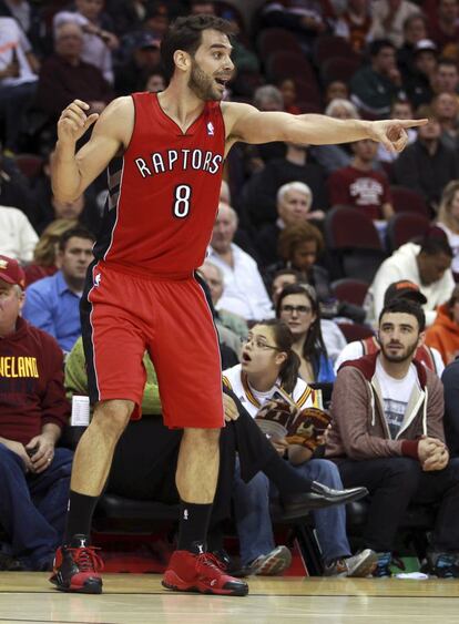 Calder&oacute;n, en el partido contra los Cleveland Cavaliers.