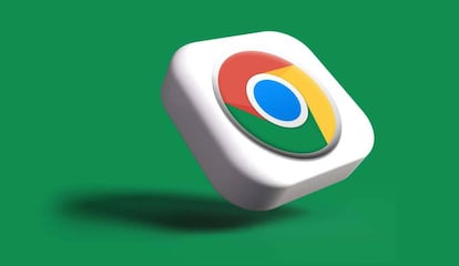 Logo de Chrome con fondo