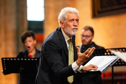 Marco Mencoboni dirige a su grupo Cantar Lontano el miércoles por la tarde un programa dedicado monográficamente a Francisco Guerrero en la catedral de Utrecht.