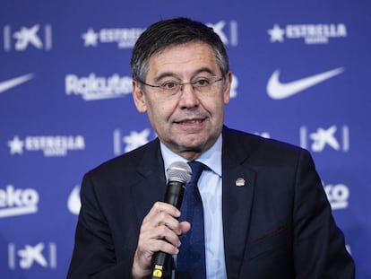 Josep Maria Bartomeu, presidente del Barcelona. 