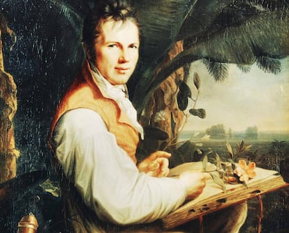 Un retrato de Alexander von Humboldt, realizado por Friedrich Georg Weitsch.