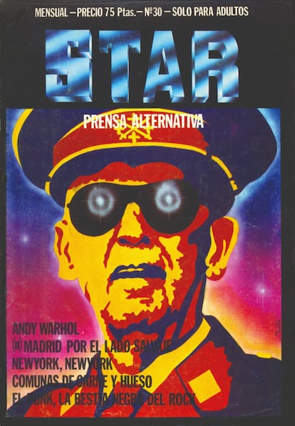 Portada de la revista 'Star' ideada por Montxo Algora.