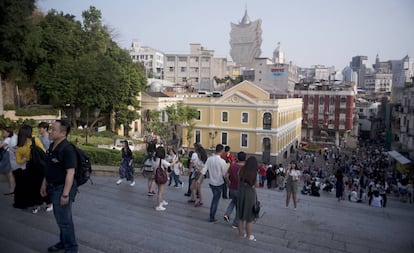 Vista de la ciudad de Macao. 