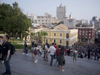 Vista de la ciudad de Macao. 