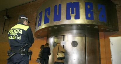 La sala Macumba fue temporalmente precintada en 2008 en una opración anticorrupción.