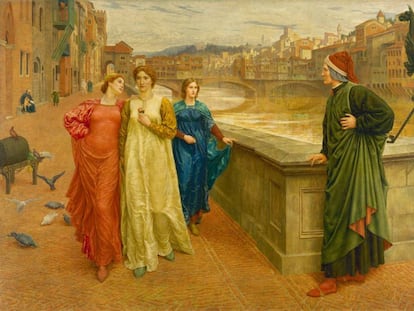 Dante i Beatriz, pintura del 1884 de Henry Holiday conservada a la Walker Art Gallery, aLiverpool.