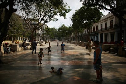 El Paseo del Prado, donde se celebrará el desfile de Chanel.