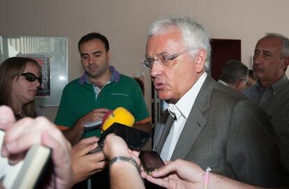 El consejero Ferran Mascarell, en Prada de Conflent.