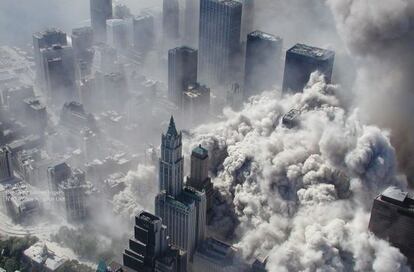Destrucción del WTC en el 11-S.