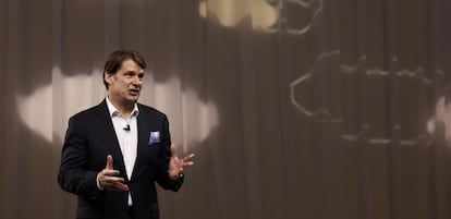 Jim Farley , vicepresidente ejecutivo y presidente de Ford EMEA, ayer en el Salón del Automóvil, en Ginebra.